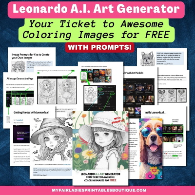 Leonardo A.I. Art Generator: Your Ticket to Awesome Coloring Images for Free