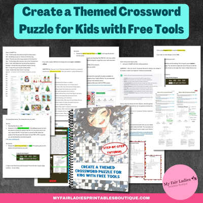 Create a Themed Crossword Puzzle for Kids with Free Tools