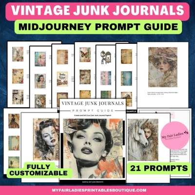 Vintage Junk Journals Prompt Guide