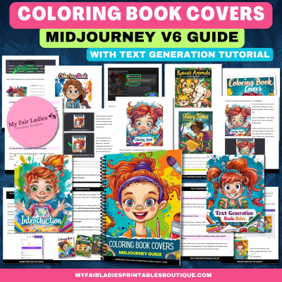 Coloring Book Covers Midjourney Guide